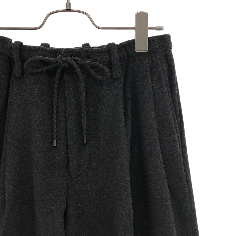MARKAWARE / マーカウェア | 2025AW | カシミヤ ドローストリング タック トラウザーズ パンツ | 1 | メンズ