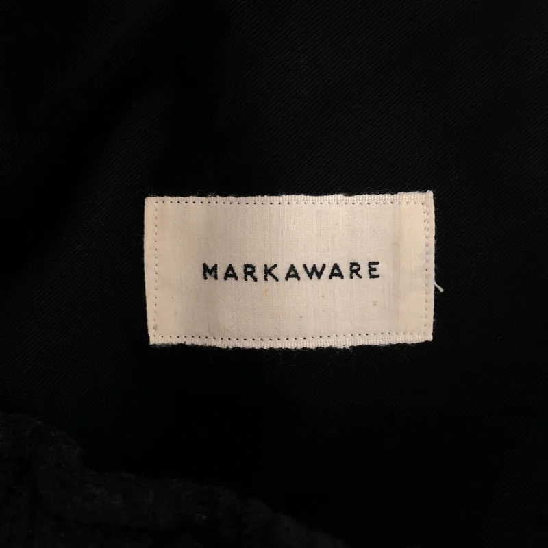 MARKAWARE / マーカウェア | 2025AW | カシミヤ ドローストリング タック トラウザーズ パンツ | 1 | メンズ