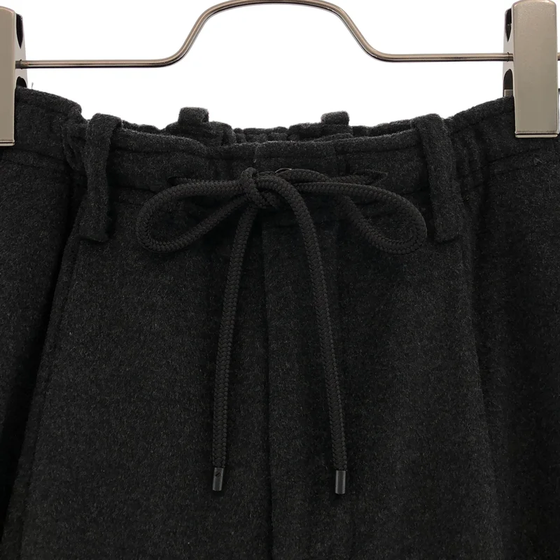 MARKAWARE / マーカウェア | 2025AW | カシミヤ ドローストリング タック トラウザーズ パンツ | 1 | メンズ