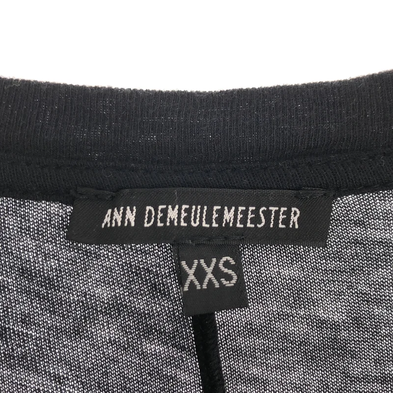 ANN DEMEULEMEESTER / アンドゥムルメステール | フロントボタン Tシャツ | XXS | メンズ