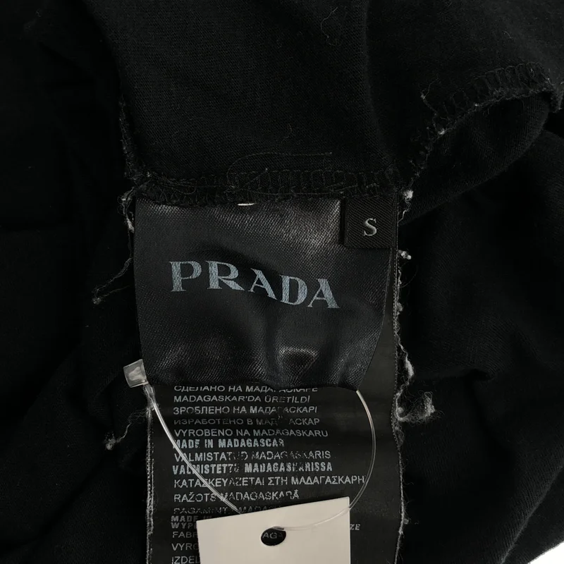 PRADA / プラダ | バックトライアングルロゴ Tシャツ | S | レディース