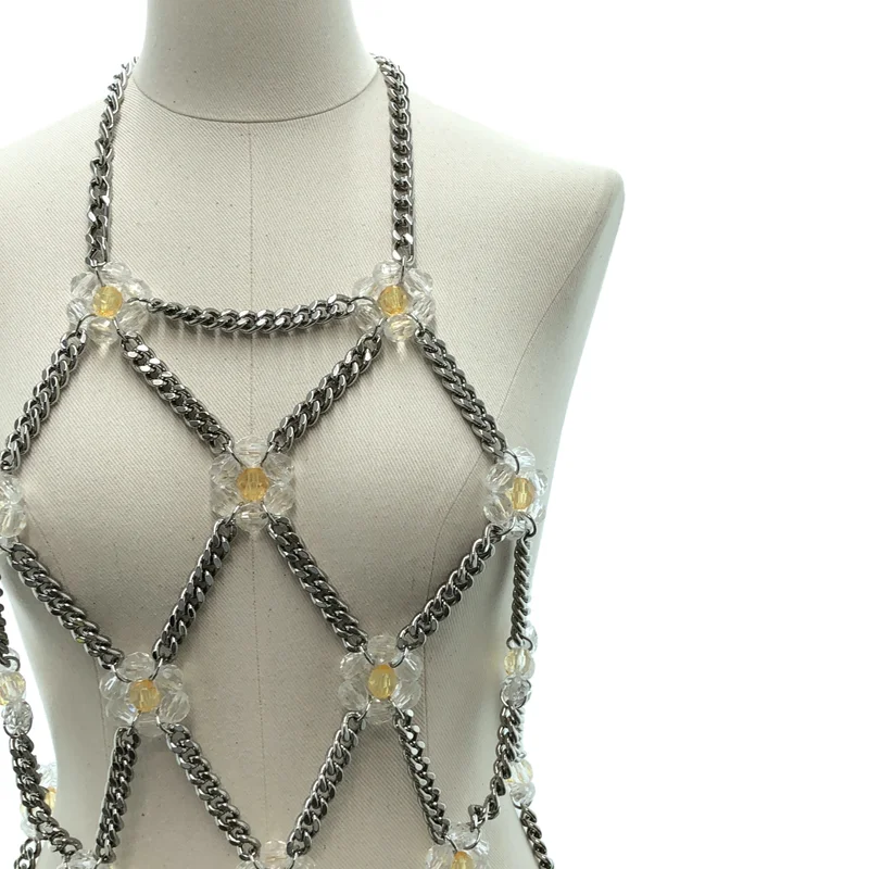 noir kei ninomiya / ノワールケイニノミヤ | Daisy Chain Harness フローラル チェーントップ ハーネスベスト |