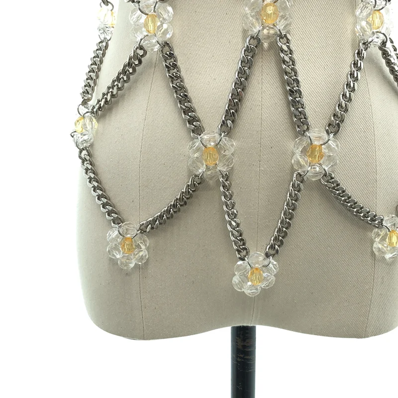 noir kei ninomiya / ノワールケイニノミヤ | Daisy Chain Harness フローラル チェーントップ ハーネスベスト |