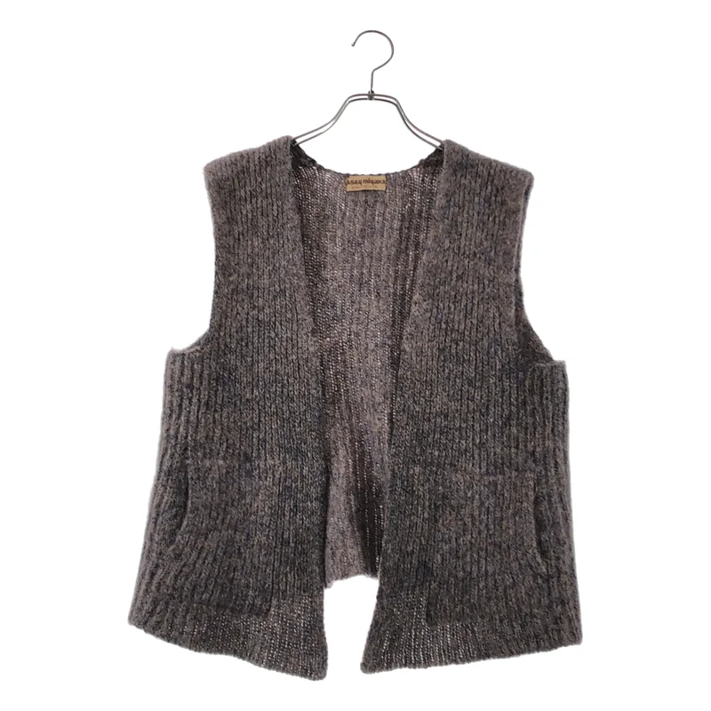 ISSEY MIYAKE / イッセイミヤケ | 1980s | ボタンレス モヘア ニットベスト |