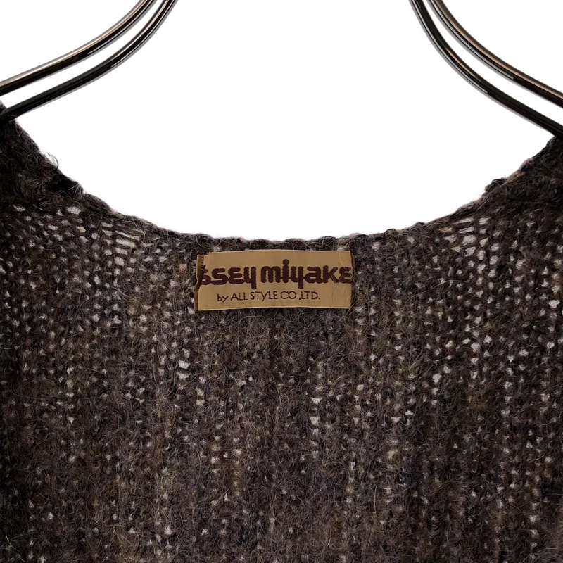 ISSEY MIYAKE / イッセイミヤケ | 1980s | ボタンレス モヘア ニットベスト |