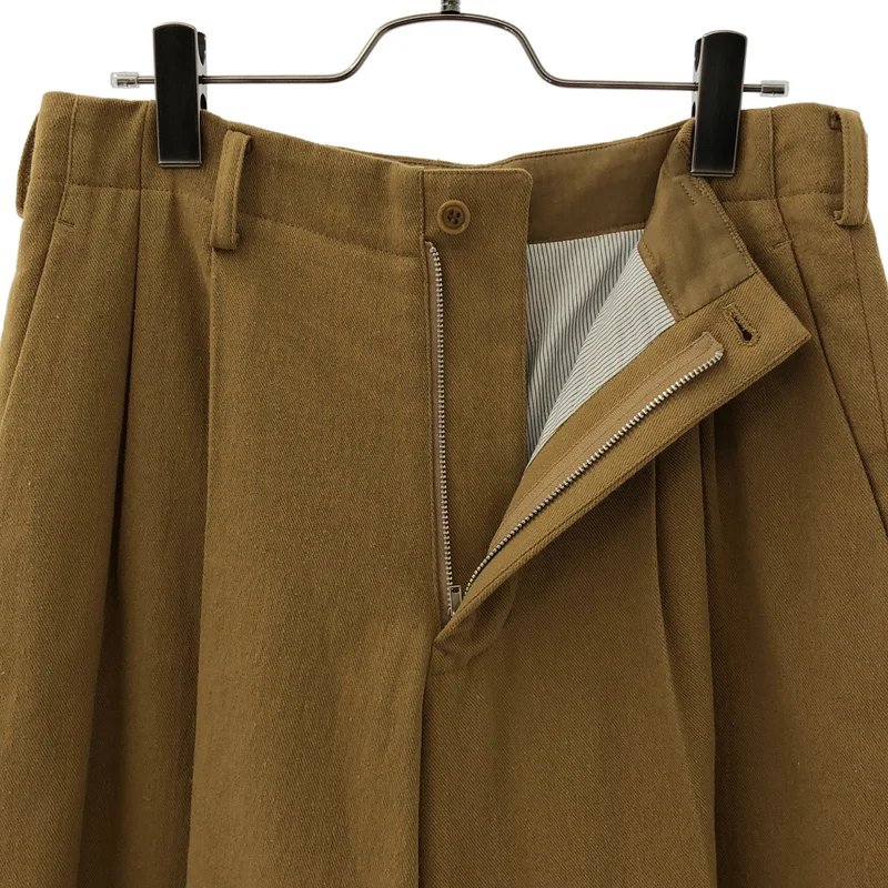 Y's / ワイズヨウジヤマモト | 2022AW | COTTON LINEN SUNDRIED WASHER CUT OF PANTS / コットン リネン 天日干し ウォッシャー カットオフパンツ | 2 | レディース