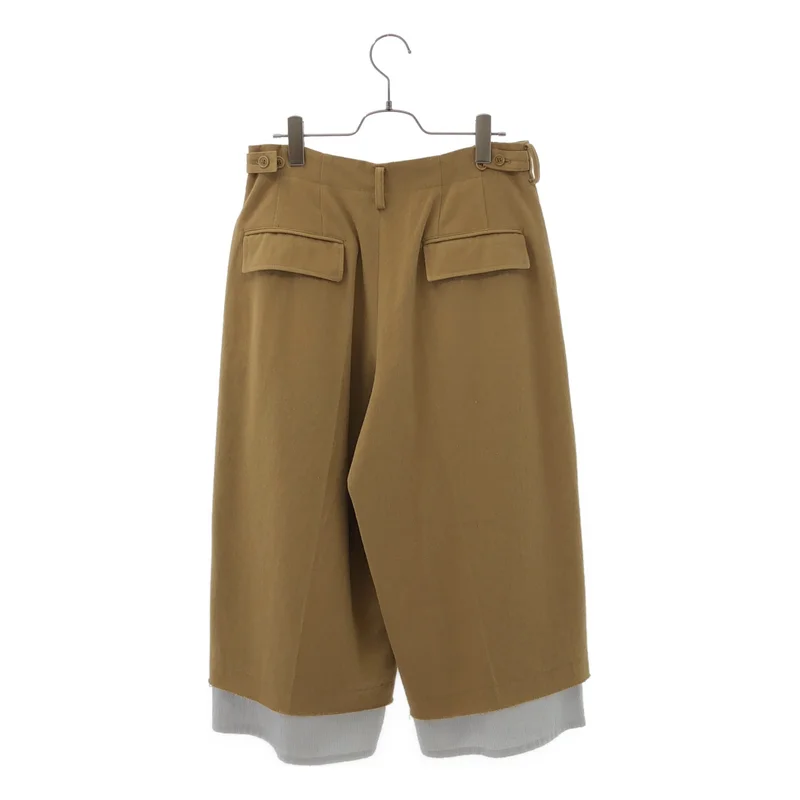 Y's / ワイズヨウジヤマモト | 2022AW | COTTON LINEN SUNDRIED WASHER CUT OF PANTS / コットン リネン 天日干し ウォッシャー カットオフパンツ | 2 | レディース