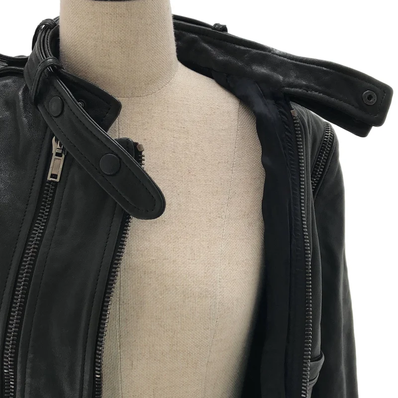 GIVENCHY / ジバンシィ | RiccardoTisci / ジップ レザージャケット | 40 | レディース