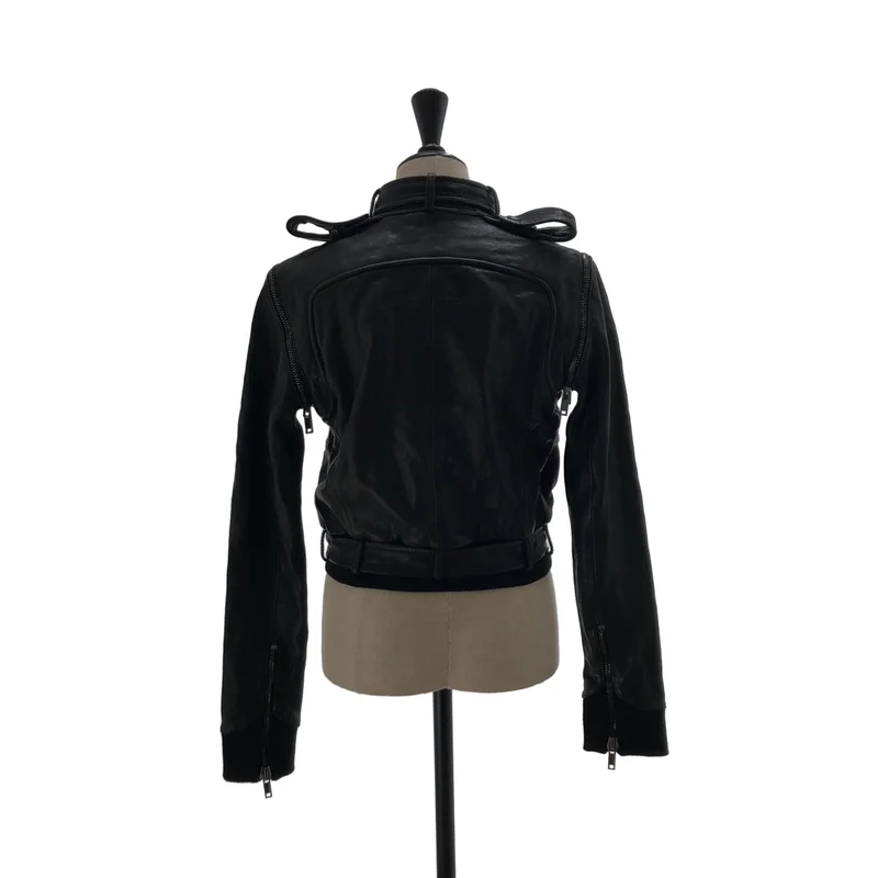 GIVENCHY / ジバンシィ | RiccardoTisci / ジップ レザージャケット | 40 | レディース