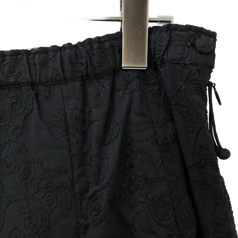 HaaT ISSEY MIYAKE / ハートイッセイミヤケ | 2008SS | キュプラ混 フラワー刺しゅう プリーツスカート | 3 | レディース