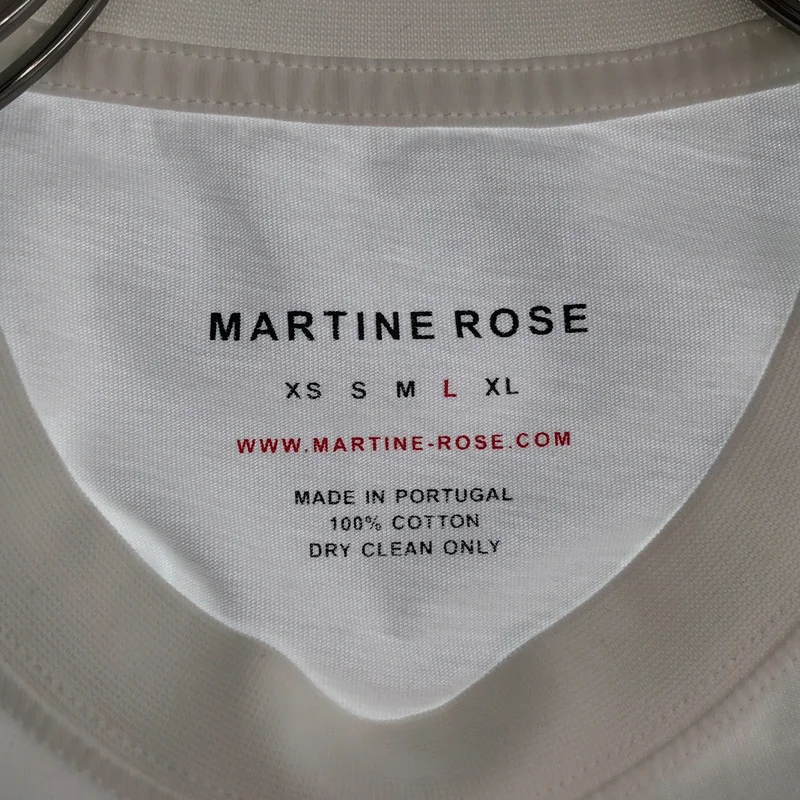 Martine Rose / マーティンローズ | オーバーシルエット ロゴ プリント Tシャツ カットソー | L | メンズ