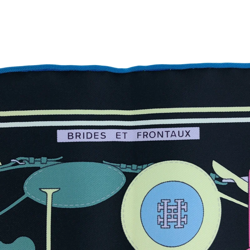 HERMES / エルメス | Brides et Frontaux ガヴロッシュ 馬勒と額飾り 45 スカーフ |