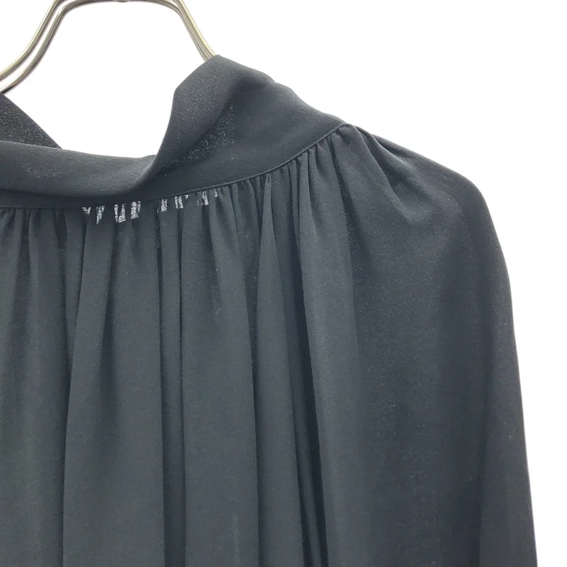 MUSE de Deuxieme Classe / ミューズドゥーズィーエムクラス | 2021AW | GG SILK / silk 100％ / シルク ギャザー ボリューム ブラウス | F | レディース