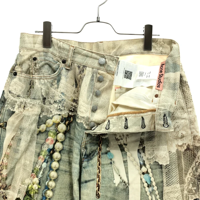 Acne Studios / アクネストゥディオズ | 転写 トロンプルイユ パンツ FN-UX-0TROU000047 | S | メンズ