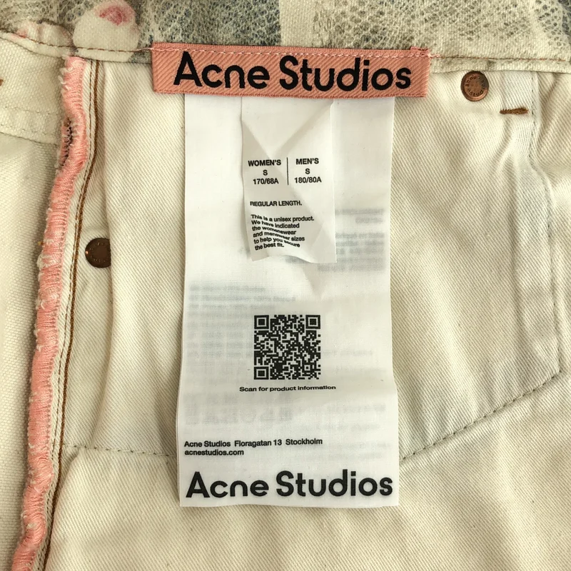 Acne Studios / アクネストゥディオズ | 転写 トロンプルイユ パンツ FN-UX-0TROU000047 | S | メンズ