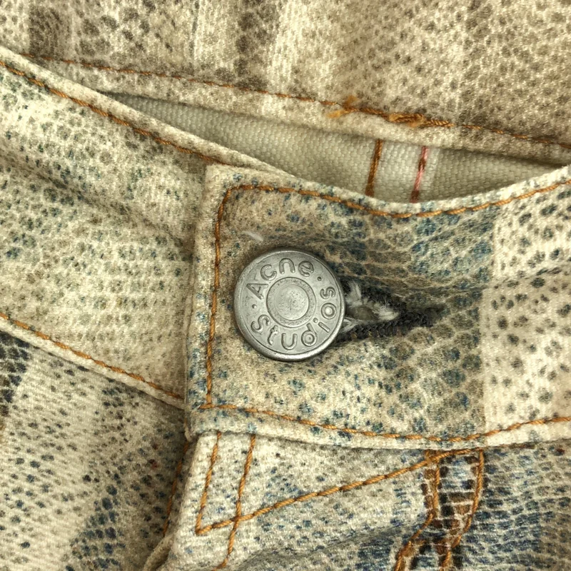 Acne Studios / アクネストゥディオズ | 転写 トロンプルイユ パンツ FN-UX-0TROU000047 | S | メンズ