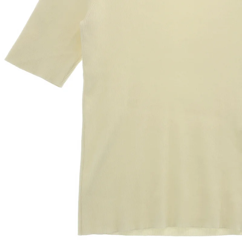 MUSE de Deuxieme Classe / ミューズドゥーズィーエムクラス | 2025SS | DINER RIB クルーネックプルオーバー |