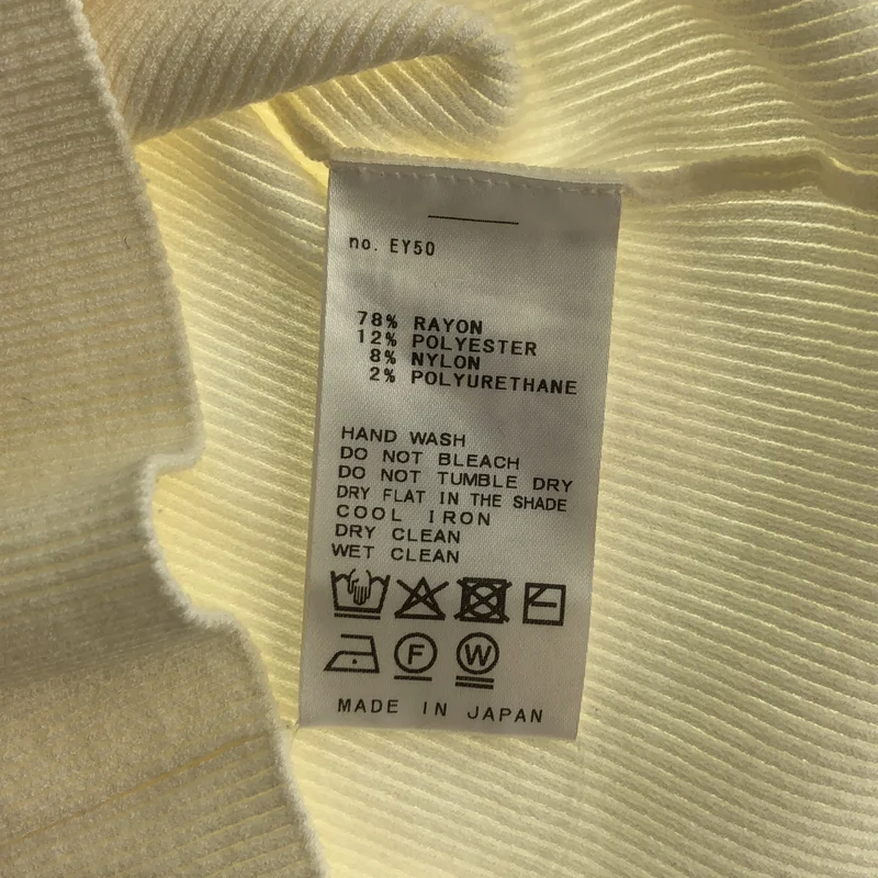MUSE de Deuxieme Classe / ミューズドゥーズィーエムクラス | 2025SS | DINER RIB クルーネックプルオーバー |