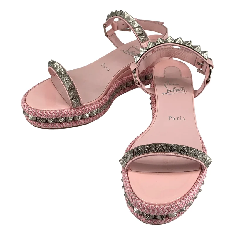 Christian Louboutin / クリスチャンルブタン | PYRACLOU スタッズ サンダル 3220617 | 38 | レディース