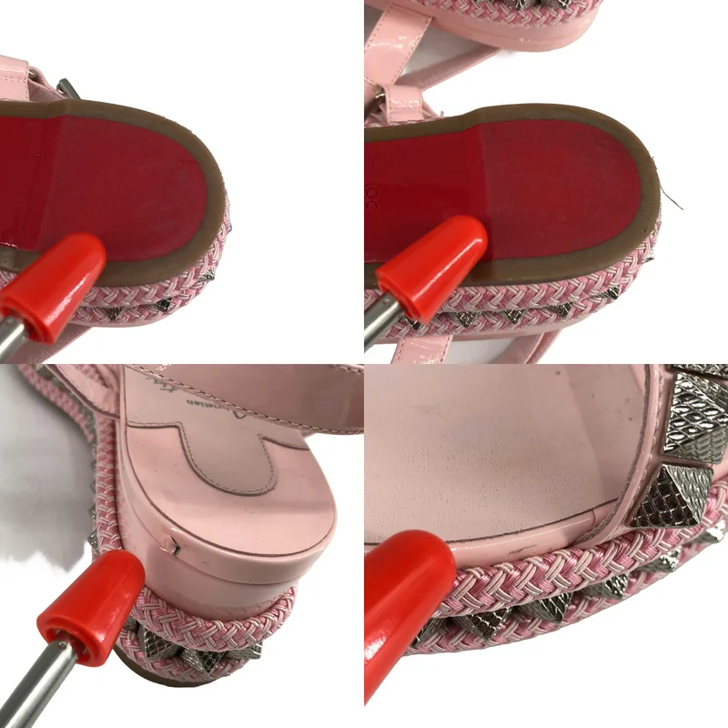 Christian Louboutin / クリスチャンルブタン | PYRACLOU スタッズ サンダル 3220617 | 38 | レディース