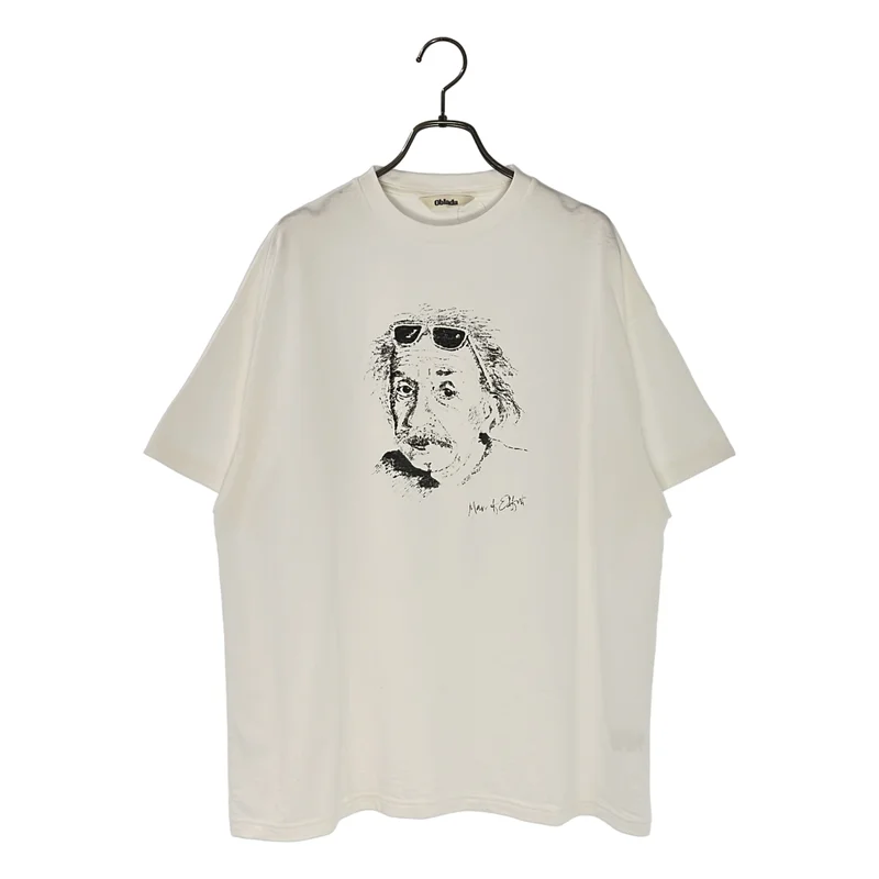 oblada / オブラダ | 2026SS | UNCLE TEE / アインシュタイン プリントTシャツ | F | レディース