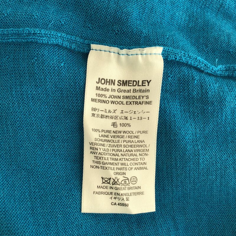 JOHN SMEDLEY / ジョンスメドレー | ウール クルーネックニット | S | メンズ