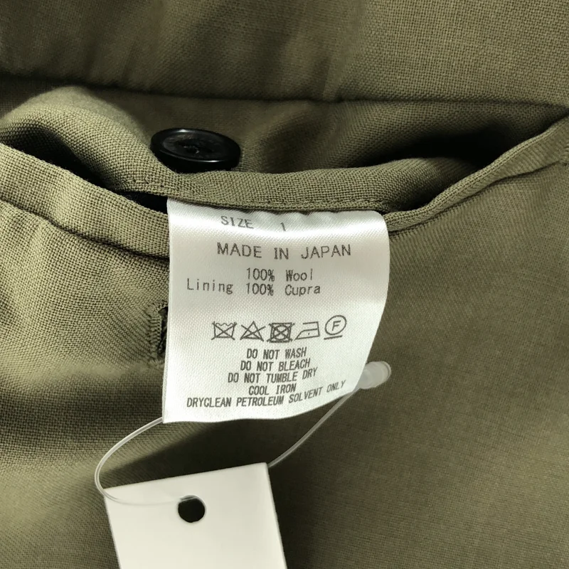 MARKAWARE / マーカウェア | CLASSIC FIT TROUSERS ORGANIC WOOL TROPICAL ウールトロピカル タック イージースラックス | 1 | メンズ