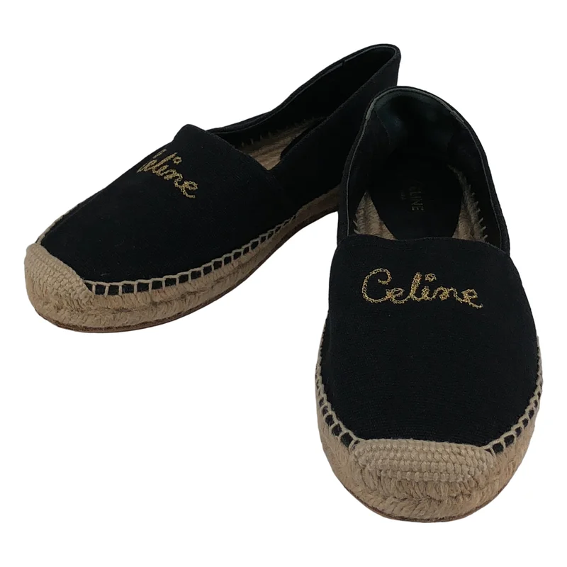 CELINE / セリーヌ | ロゴ エスパドリーユ シューズ | 37 | レディース