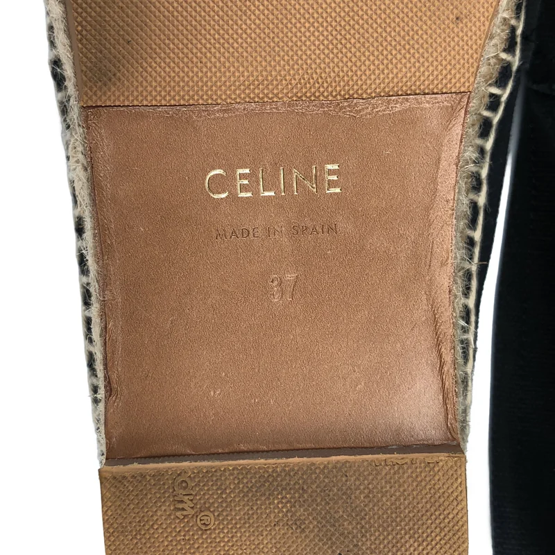 CELINE / セリーヌ | ロゴ エスパドリーユ シューズ | 37 | レディース