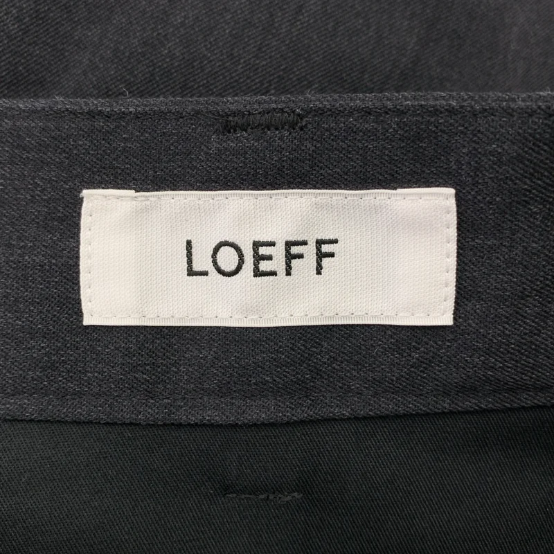 LOEFF / ロエフ | 2026DD | 高密度 ウール ギャバ ボンタン トラウザー パンツ | 2 | レディース