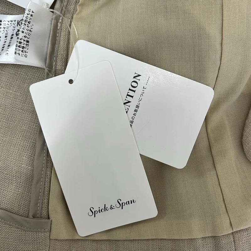 Spick and Span / スピックアンドスパン | 2025SS | リネン キャンバス Vカラージレ ベスト | F | レディース