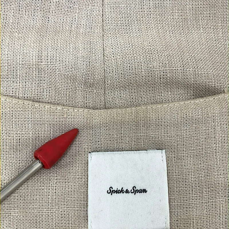 Spick and Span / スピックアンドスパン | 2025SS | リネン キャンバス Vカラージレ ベスト | F | レディース