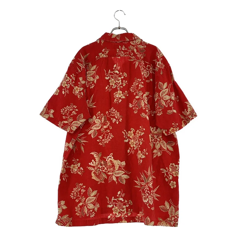 POLO BY RALPH LAUREN / ポロバイラルフローレン | 1990s | VINTAGE CAMP ヴィンテージキャンプ コットン レーヨン 花柄 アロハシャツ | LT | メンズ