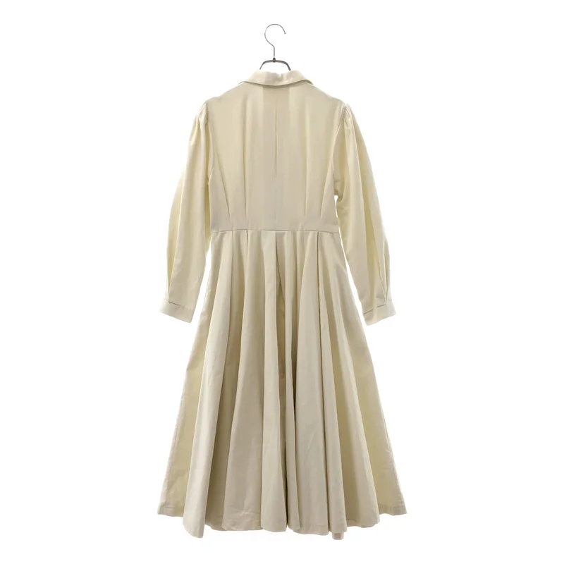 foufou / フーフー | THE DRESS - waltz - #17 / open collar gold button dress ドレス ワンピース | 0 | レディース