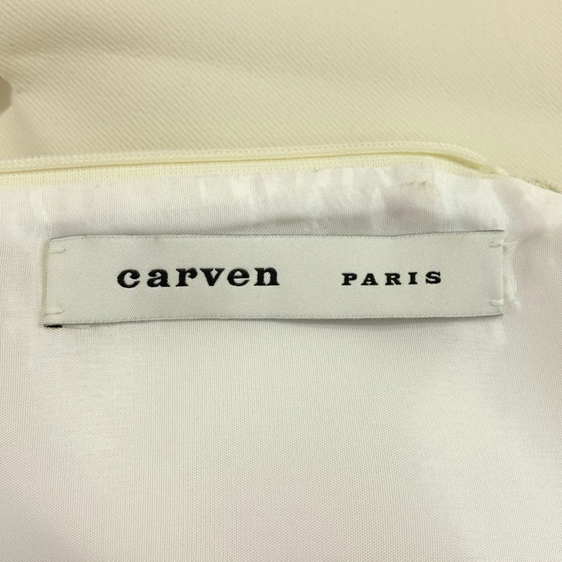 CARVEN / カルヴェン | Paneled cady top パール ショートスリーブ ブラウス | 38 | レディース
