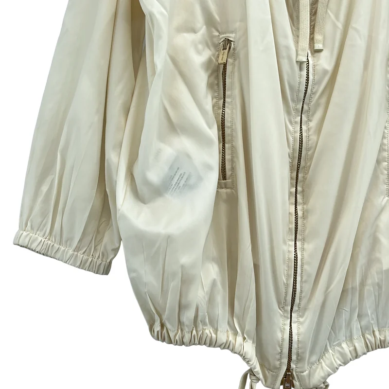 miu miu / ミュウミュウ | シルク コーティングロゴ フーデット ジャケット | 36 | レディース