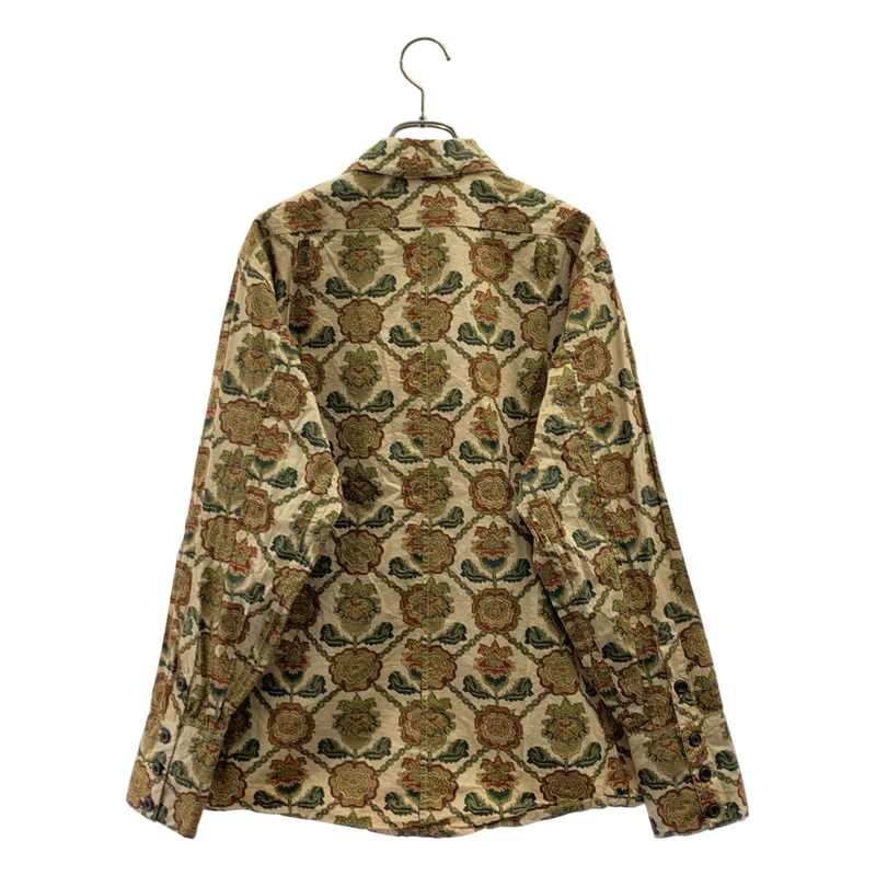 JOHN ALEXANDER SKELTON / ジョンアレキサンダースケルトン | cotton flower shirt / コットン 総柄 シャツ | S | メンズ