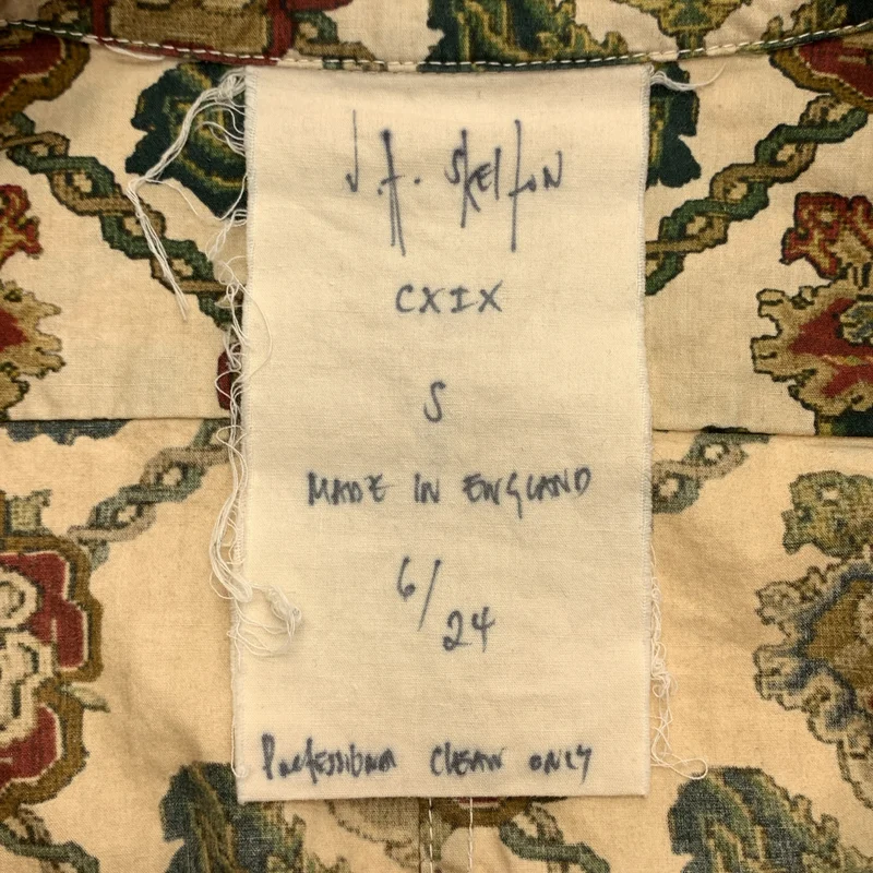JOHN ALEXANDER SKELTON / ジョンアレキサンダースケルトン | cotton flower shirt / コットン 総柄 シャツ | S | メンズ