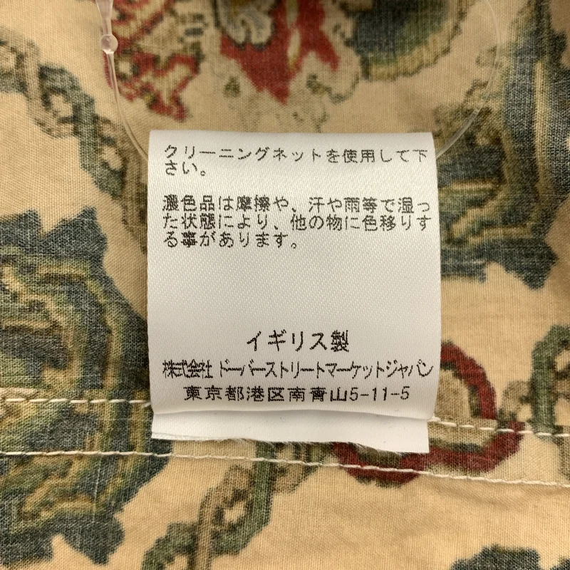 JOHN ALEXANDER SKELTON / ジョンアレキサンダースケルトン | cotton flower shirt / コットン 総柄 シャツ | S | メンズ