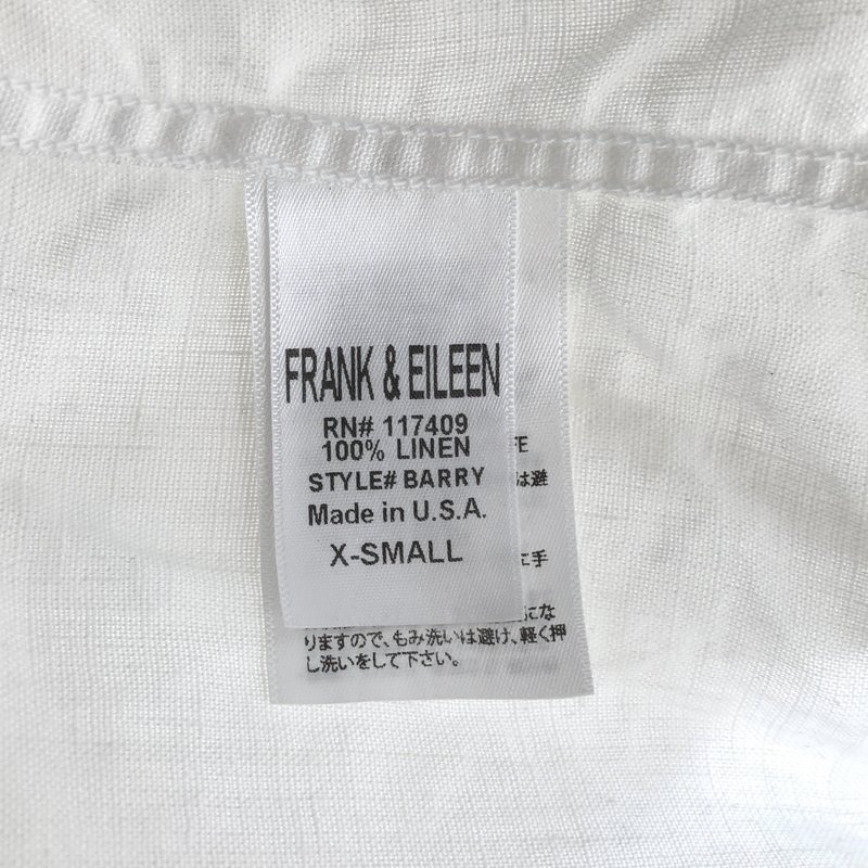 Frank&Eileen / フランクアンドアイリーン | BARRY リネン シャツ | XS | レディース