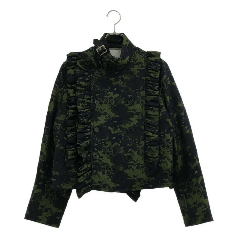 noir kei ninomiya / ノワールケイニノミヤ | 2020SS | ジャガード フリル ジャケット 3E-J019 | S | レディース