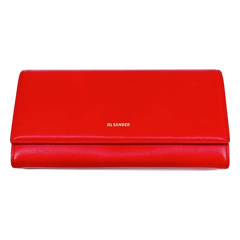 JIL SANDER / ジルサンダー | CONTINENTAL WALLET / ロゴプリント ロングウォレット |
