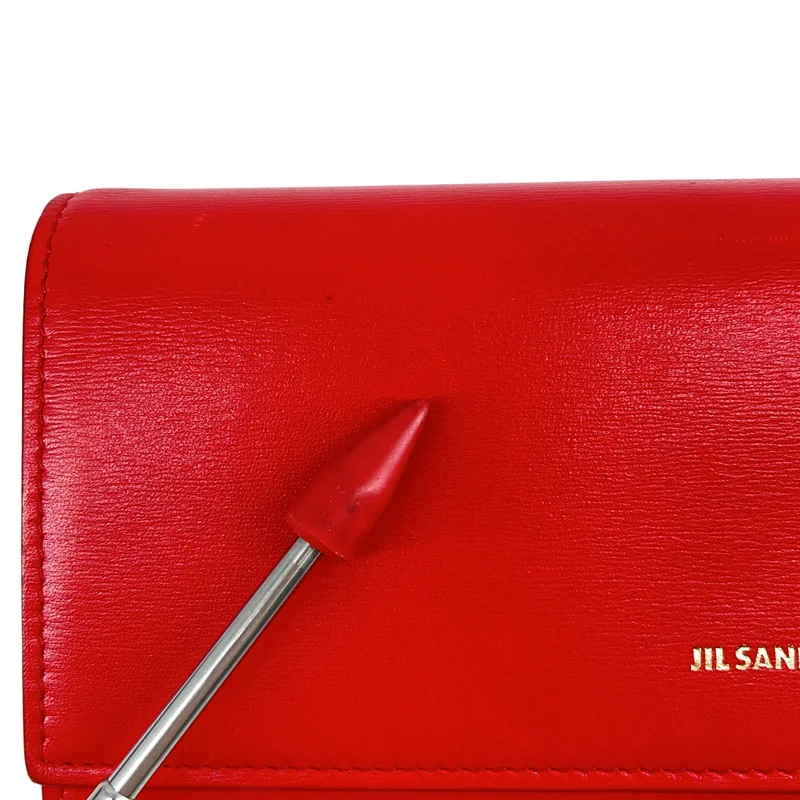 JIL SANDER / ジルサンダー | CONTINENTAL WALLET / ロゴプリント ロングウォレット |