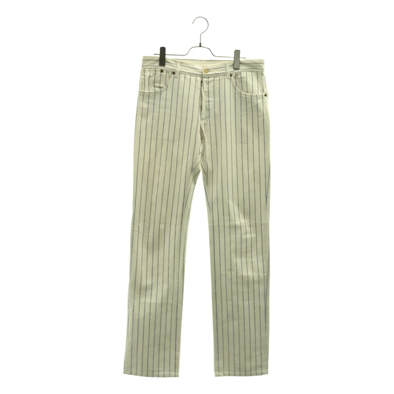 Martin Margiela / マルタンマルジェラ | 2007SS | 本人期 コットン ストライプ 5P ストレートパンツ | 46 | メンズ