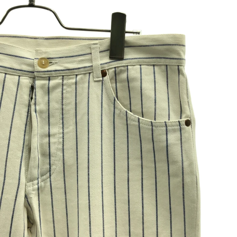 Martin Margiela / マルタンマルジェラ | 2007SS | 本人期 コットン ストライプ 5P ストレートパンツ | 46 | メンズ