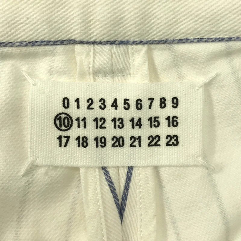 Martin Margiela / マルタンマルジェラ | 2007SS | 本人期 コットン ストライプ 5P ストレートパンツ | 46 | メンズ