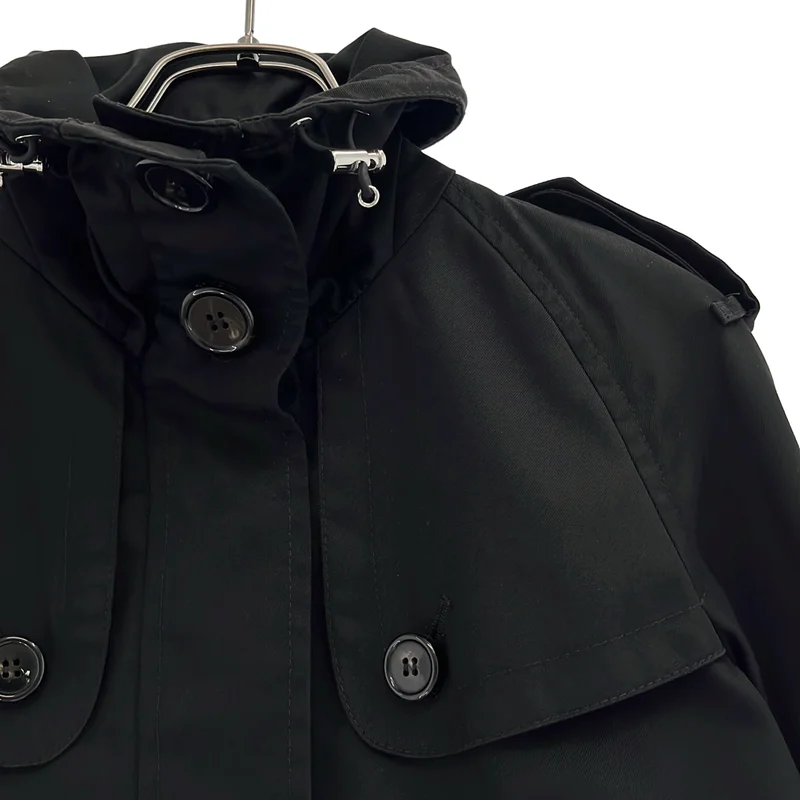 MONCLER / モンクレール | スタンドカラー ショートトレンチジャケット | 0 | レディース