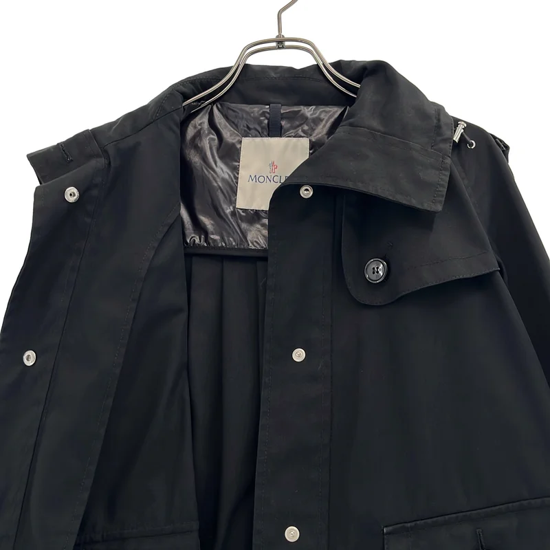 MONCLER / モンクレール | スタンドカラー ショートトレンチジャケット | 0 | レディース