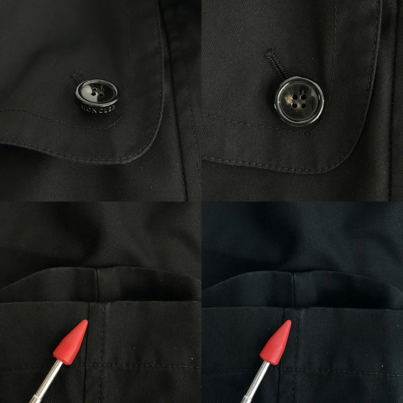 MONCLER / モンクレール | スタンドカラー ショートトレンチジャケット | 0 | レディース