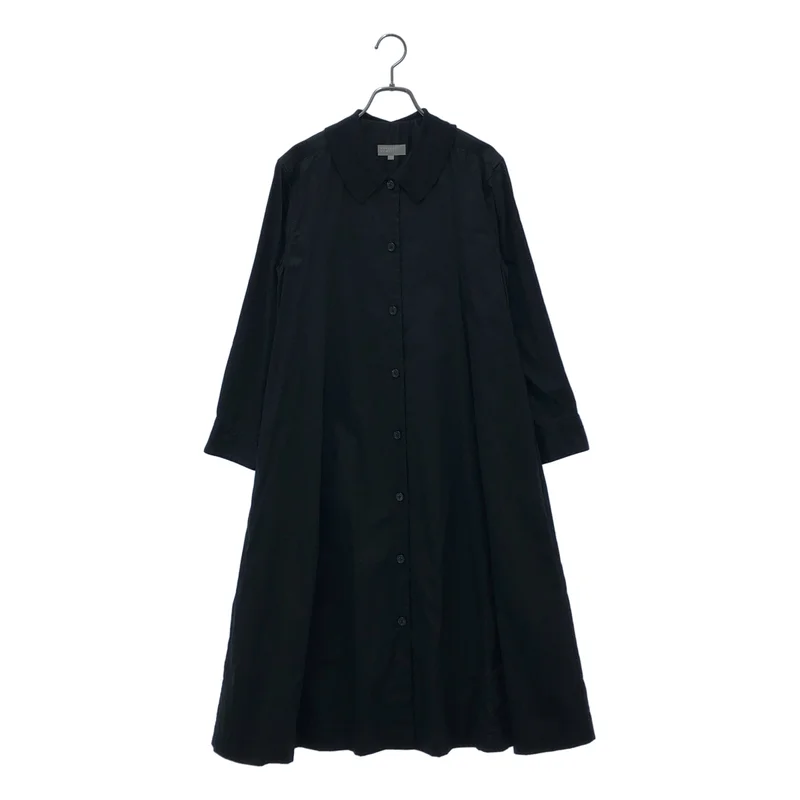 MARGARET HOWELL / マーガレットハウエル | 2023AW | WASHED COTTON SATIN コットン シルク シャツワンピース | 1 | レディース